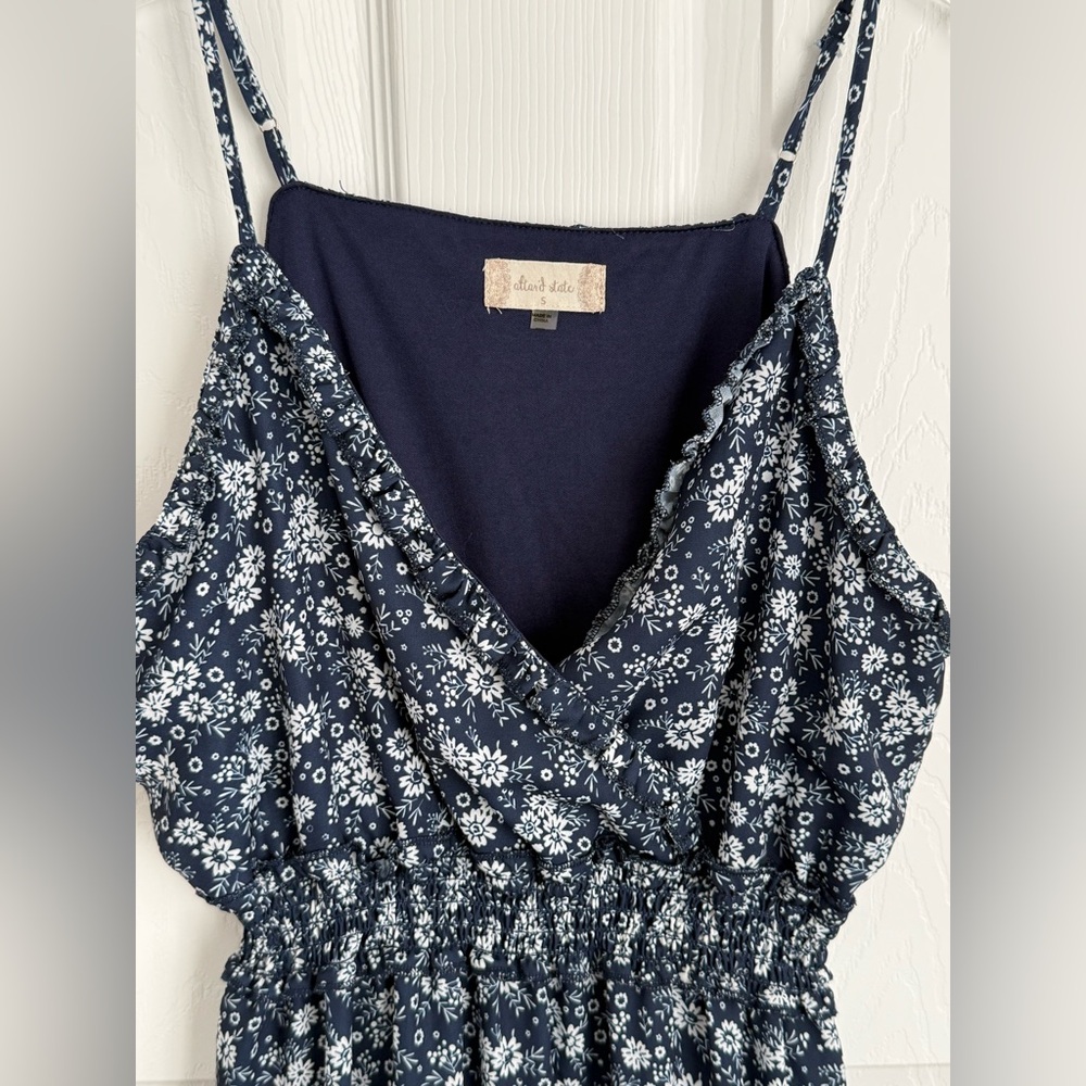 Altar'd State Navy Floral Dress - Picture 3 of 6